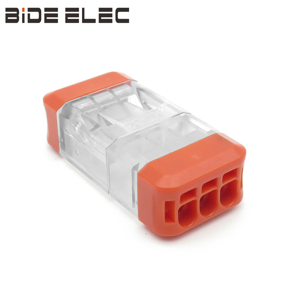 LT-33透明分体对接式3进3出快速电线...