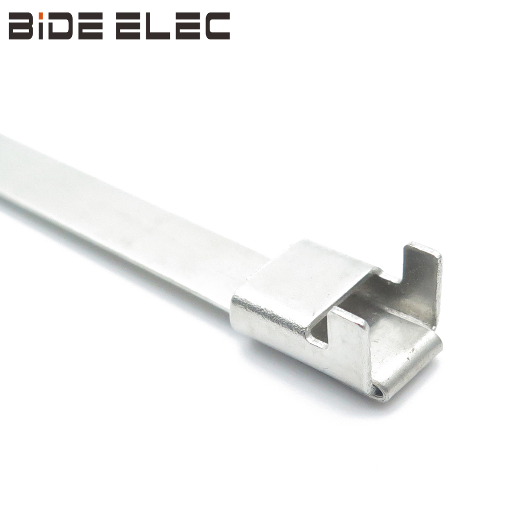 LT12、16mm宽白钢L型不锈钢捆绑打包钢扎带