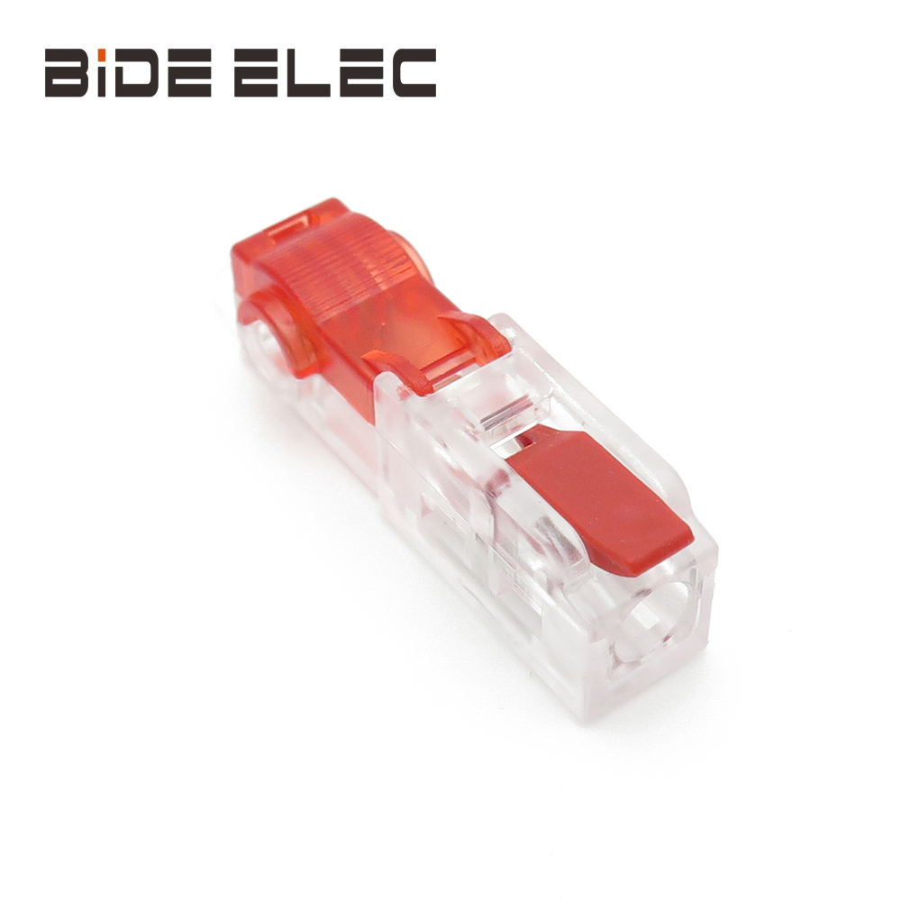 LT-T1R红色免破线快速万能电线连接器接线端子