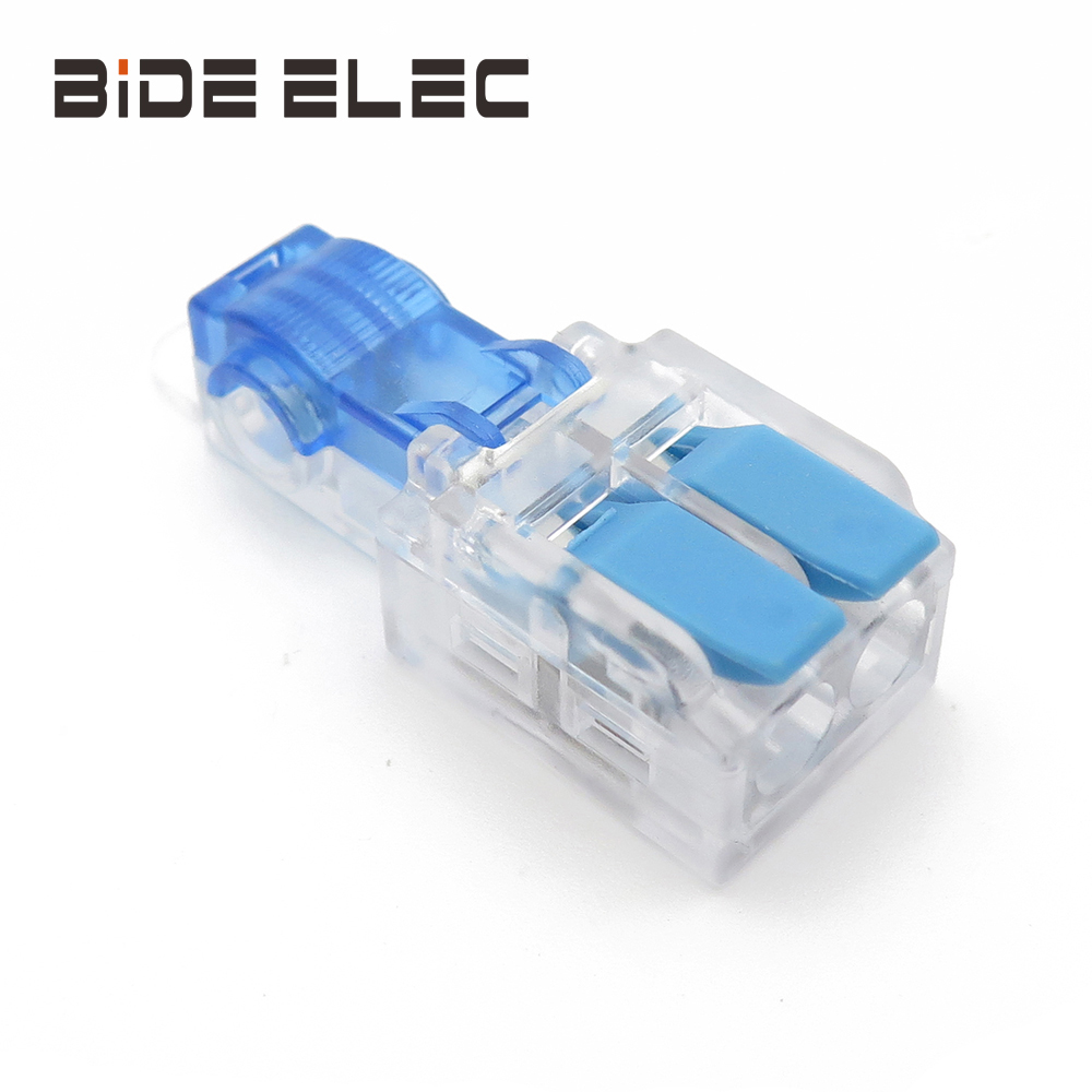 LT-T2B红色免破线快速万能电线连接器