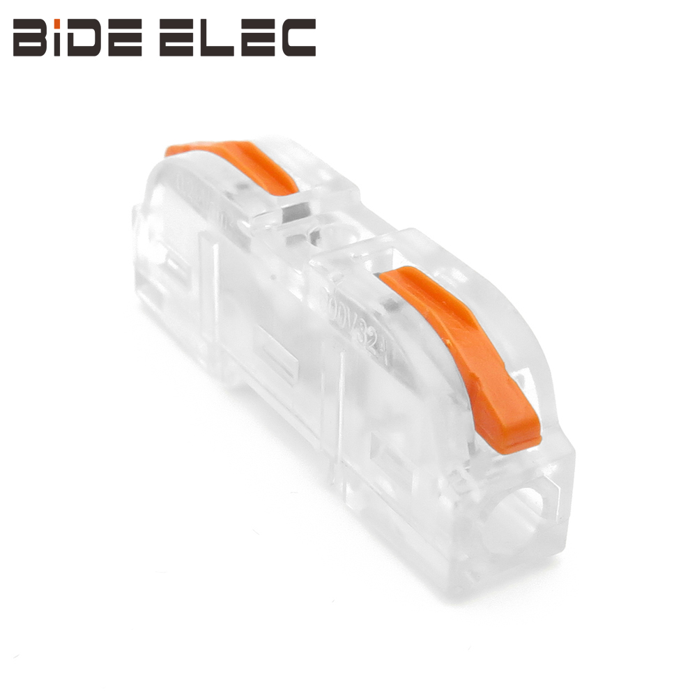 LT-211T透明可拼式1进1出万用导线连接器