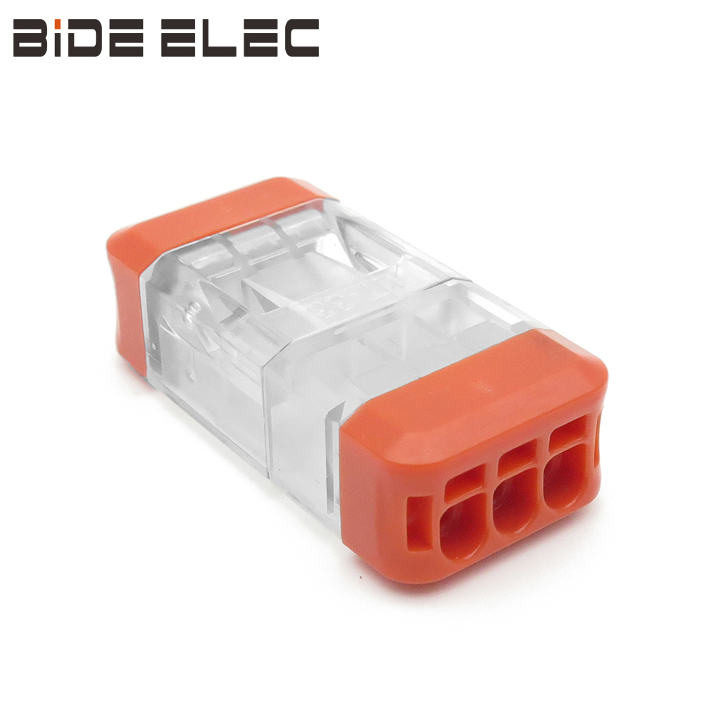 LT-33透明分体对接式3进3出快速电线连接器