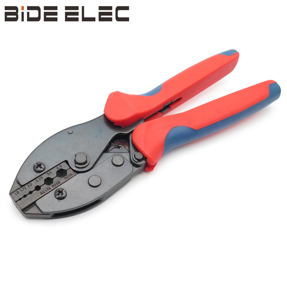 LY-02H1棘轮六角边同轴电缆端子压线钳