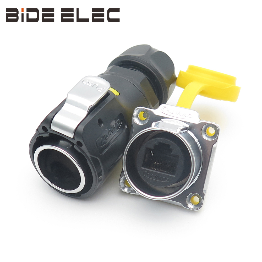 凌科Cnlinko LP24 RJ45网络航空插拨式防水连接器