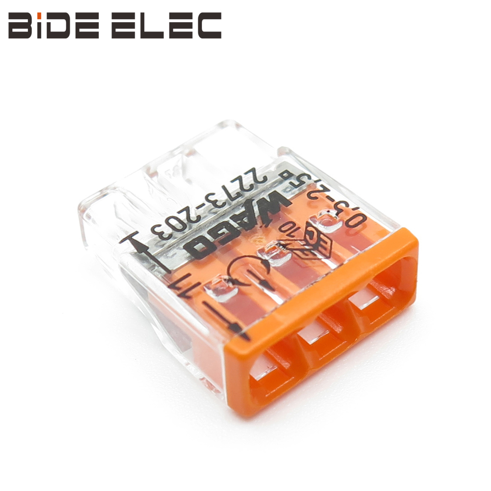 万可WAGO2273-203紧凑型接线盒用连接器接线端子