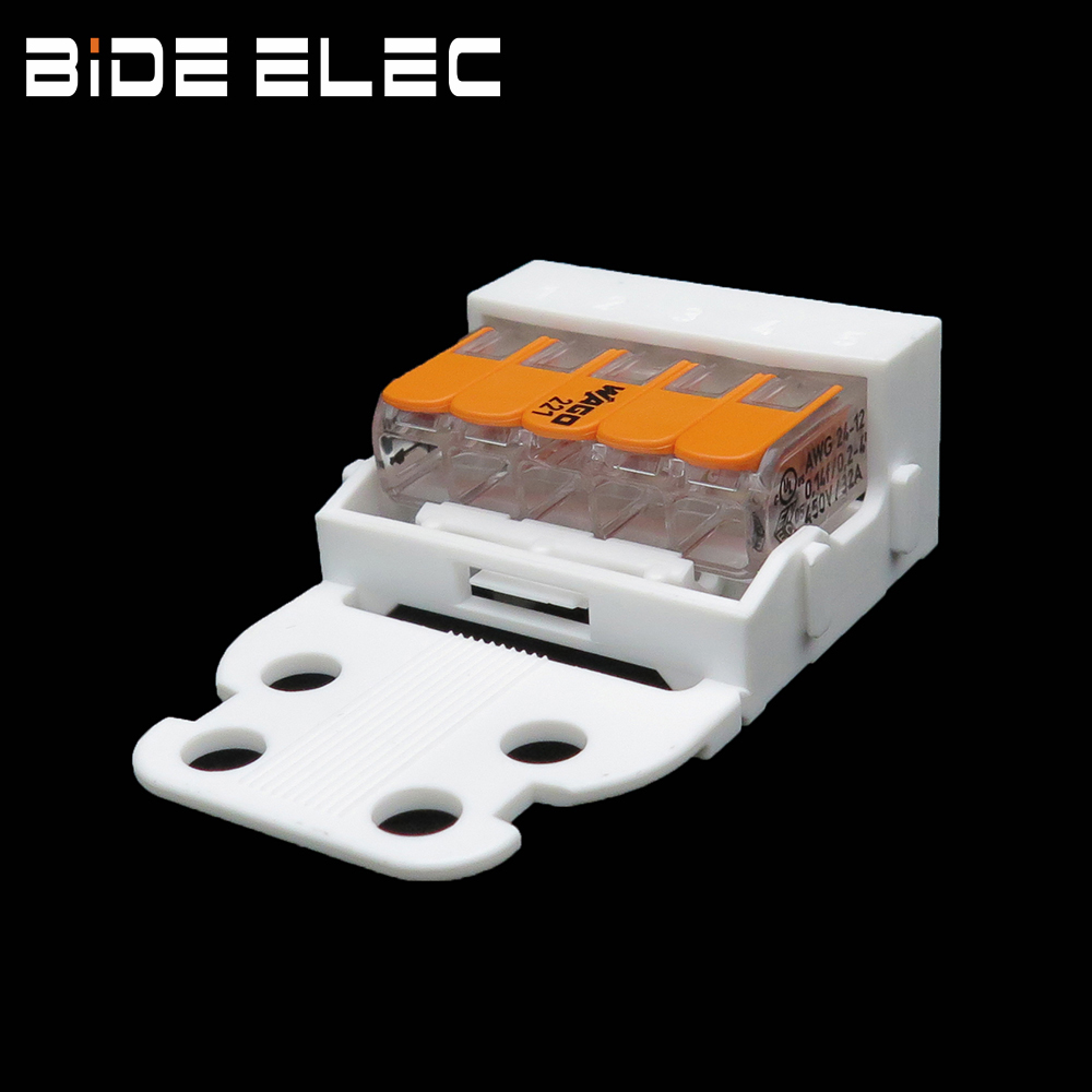 万可WAGO221-515带销钉插入式固定支架3.5mm